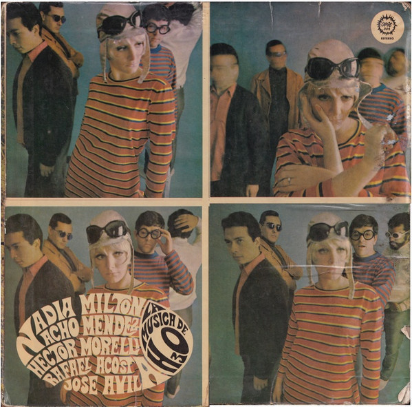 LP sleeve of La Música de H3O: four color photo panels of the band members in late-sixties dress